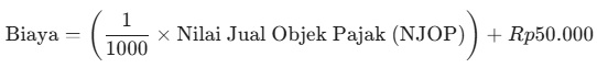 Rumus Biaya Balik Nama Sertifikat Tanah